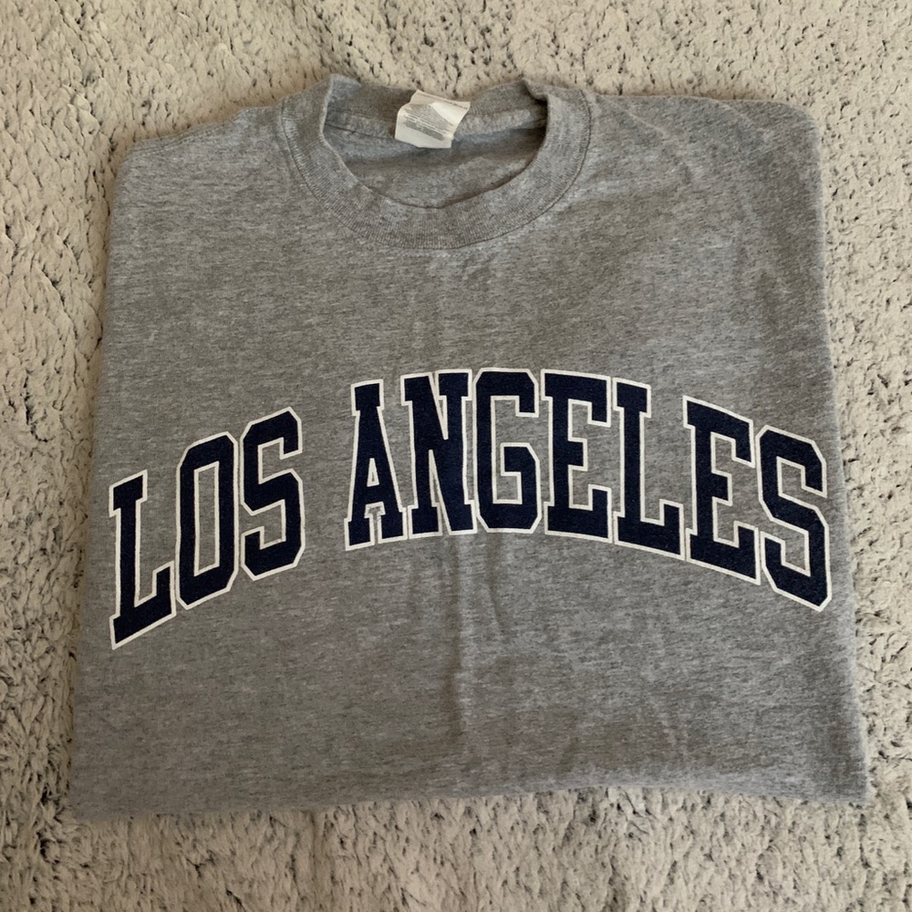 Small Grey Gildan Los Angeles T-Shirt